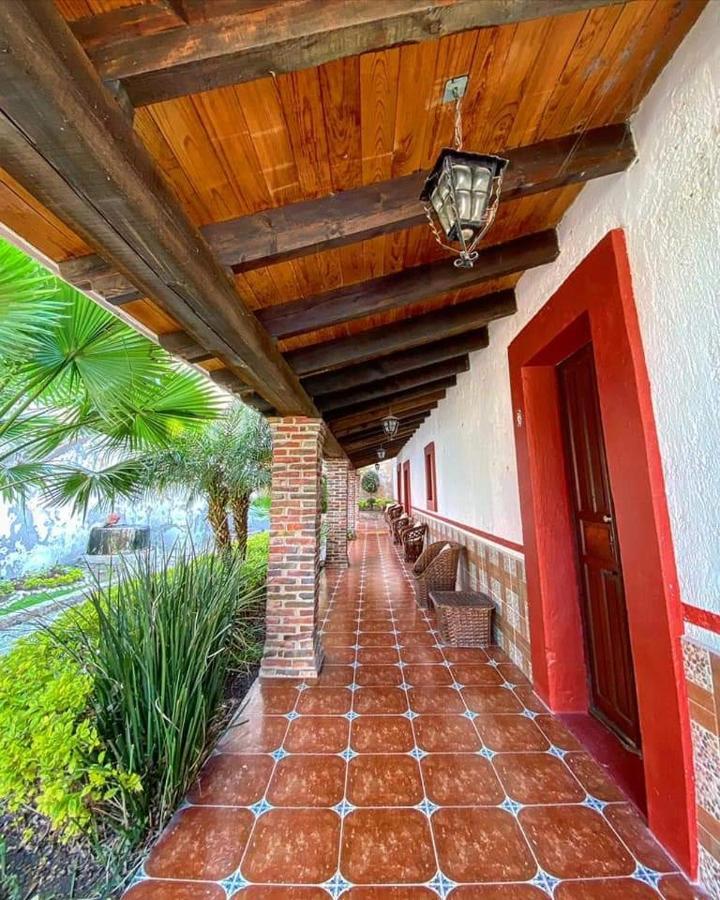 Hotel Spa Hacienda Real La Nogalera テキスキアパン エクステリア 写真
